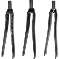 Bicycle Fork Road Bike Front Fork 700C*25C Carbon Fiber Fork Rigid Fork Road Bike Part 28.6mm Quick Release 9mm*100mm C Brake