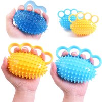 Hand Grip Strengthener Ball Finger Massage Therapy Balls Elderly Hand Rehabilitation Workout Fitness Training Ball