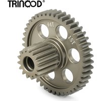 TRINOOD Aluminum 44T 15T Counter Gear Diff Spool Gears for TAMIYA 1/10 Clod Buster 4×4×4 Upgrade Parts