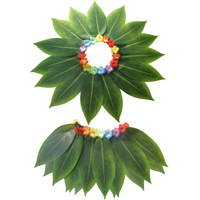 Hawaiian Dance Costume Grass Skirt Realistic Leaf Like Decorations for Beach Festival Party Performance