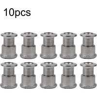 Cycling Tool Chainring Screws 10pcs Corrosion-Resistant Longer Service Parts Silver Single/Double/Triple Bolts
