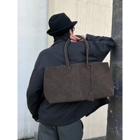 Vintage Feel Tote Shoulder Bag Unisex Crossbody Bag Stylish Atmosphere Handbag Men Women Bag Trendy Hobo Backpack
