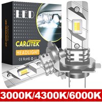 3000W H7 LED Yellow White Dual Color Car LED Headlight Bulb 3000K+4300K+6000K Fog Light Bulbs 1:1 Wireless 3200000LM Auto Lamp