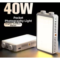 40W RGB Fill Light For Live Streaming & Selfie Portable LED Handheld Photo Video Lamp Photography Replace Accessories