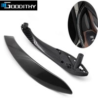 Carbon Fiber Interior Car Asseccories Door Pull Handle with Handle Outer Cover Trim For BMW 3 4 Series F30 F80 F31 F32 F33 F34