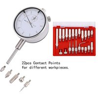 0-1inch 0.001inch shock proof dial indicator with handle dial thickness gauge Precise instrument Tool