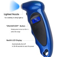 LCD Backlight 0-150 PSI Car Motorcycle Bike Portable Digital Tire Pressure Gauge Meter High-precision Display Diagnostic Tool