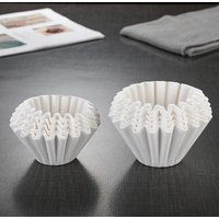 50PCS Coffee Filters Paper Drip Cups Bowl Shape Hand Brew Coffee Wood Pulp Filter Drip Paper Ripple Type Origami Cake Bowl Type