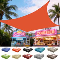 Waterproof Sun Shade Sail UV Block Canopy Outdoor Awning for Patio Garden Backyard Carport Lawn Deck 95% UV Protection