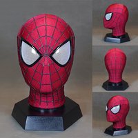 Handmade Spider-Man 2 Movie Accuracy Garfield Version Cosplay Mask Peter Parker Handicraft Collectible Item For Gift image 4