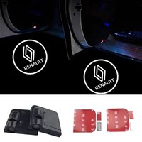 2PCS Renault LED Welcome Projector Lights, Wireless Magnetic Induction Car Door Lights, Fit for All Renault Models.