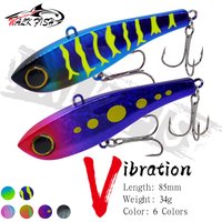 WALK FISH 1PCS 34g Winter Fishing High Pitch VIB Lures Rattling Pesca Bass Tuna Bluefish Sinking Vibration Fishing Tackle