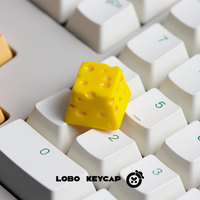 Lobo Keycap Cheese Yellow Cartoon Jerry Anime Merchandise Keyboard Accessories Kawaii Decorative Parts Esc Replaceable Keycaps