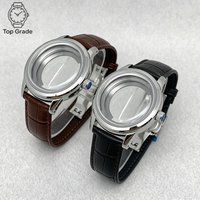 TG NH35 39mm Case 316L Quality Stainless Steel Case+Strap Mineral Glass Watch Case Fit NH34/NH35 Movement