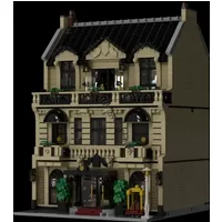 New 5424Pcs City Hot Selling Street View Moc Modular Hotel Model Building Blocks Diy Creative Ideas Toy Birthday Gifts