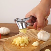 1pc Manual Garlic Press Garlic Mincer Garlic Peeler Household Garlic Crusher