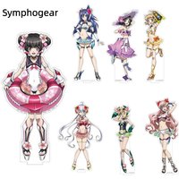 Anime Symphogear Acrylic Stand Summer Series figure Stand Model Plate Cosplay Prop Decor Cartoons present Accessories Gifts 15CM