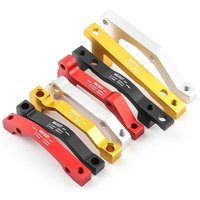 Ultralight Disc Brake Caliper Mount Adapter Aluminum Alloy Multicolor a/B Pillar Adaptor Bracket Mountain Bike with Bolts