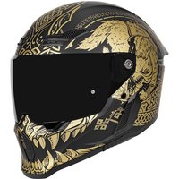 AliExpress NONE DOT Certified Golden Wolf Pattern Full Helmet ABS Anti-Scratch Windproof Motorcycle Helmet for Adults Men Women Street Bike