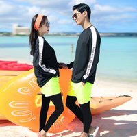 Long Sleeve Rash Guard Women's Men's 3pcs/set Sun UV Protection Quick Dry Swimwear Wetsuit Surfing Fishing Tracksuit Full Body