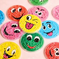 32Pcs 7cm Cute Round Track Bead Maze Birthday Party Favors Pinata Filler Kindergarten Prizes Carnival Party Favors