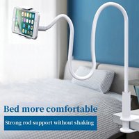 Mobile Phone Holder Universal Bracket For Smartphone Flexible Lazy Bracket Bed Snap-On Mobile Phone Holder Clip Bedside Watch TV