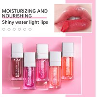 Moisturizing Lip Oil Plumping Lip Gloss Makeup Sexy Plump Lip Glow Oil Tinted Lip Plumper Clean Moisturizer Crystal Brighten Rep