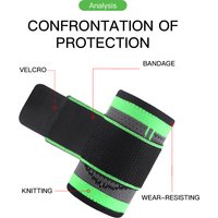 1PC Single Wrist Guards Sports Wrist Guards Wristbands Badminton Basketball Thin Winding Pressurised Volleyball Fitness Guards