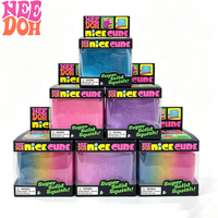 Needoh Rainbow Gradient Nice Ice Cube Relief Fidget Sensory Toy Maltose Slow Rebound Anxiety Super Solid Squeeze Ball ADHD Gift