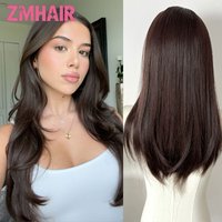 5x5 Silk Base Jewish Wig Human Hair with PU Front - Soft Natural Straight European Real Hair, Preplucked Glueless Wig for Women