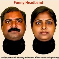 3D Funny Portrait Balaclava Multi Functional Outdoor Face Mask for Party Costume Cosplay Dress Up Halloween Novelty