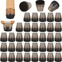 12pcs of Table and Chair Foot Protection Covers - Anti Slip Silent Table and Chair Foot Caps, Wear-resistant and Noise Reducing