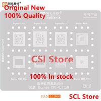 Amaoe EU5 Stencil Reballing For Samsung 3830 XGO Exynos 1080 2100 9815 9609 8895-1703 RAM Chip Solder Steel Mesh IC Tin Planting