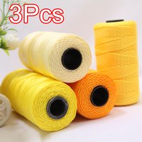 3PCS total 300g Crocheting yarn Polyester Thread Summer cool ice knitting Yarn DIY Crochet mat bracelet Bag Hat shoes amigurumi