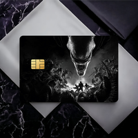 Alien Xenomorp Film 1979 Poster Anti-Scratch Decorative Waterproof Small Chip 4PCS Card Sticker New