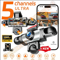 3/5Len WiFi 1080P 360° Car DVR Dash Cam Video Recorder Auto Night Vision Front inside Left Right Rear View Camera Car Assecories