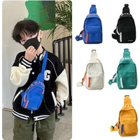 Chest Bag for Kids Little Boy Play Travel Collection Simple Casual Shoulder Crossbody Bag Boys and Girls Coin Purse Backpack