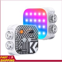 K&F RGB Video Light Magnetic LED Fill Light CONCEPT Pocket Video Conference Lighting 2500K-9900K Dimmable 21 Lighting Effects