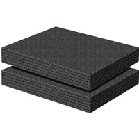 Black Polyethylene Block Sheet Cuttable Foam Padding Insert Case Polyethylene Foam Sheets For Packing Toolbox Storage