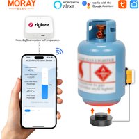 ME204Z Zigbee Long Distance Tuya Smartlife APP LPG Tank Level Gauges Non-Contact Ultrasonic LPG Level Sensor