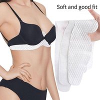 5/10PCS Summer Woman Upgrade Cotton Bra Liners Sweat Absorber, Rectangle Under Breast Breathable Sweat Pads for e Washable