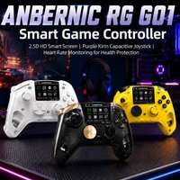 ANBERNIC RG G01 Wireless Game Controller 2.5D HD Smart Screen Hall Effect Joystick Bluetooth Gamepad for PC Android Switch Steam
