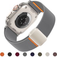 Magnetic Loop Strap for Apple Watch Ultra 3 2 band 49mm 46mm 44mm 45mm 40mm 41mm 42mm Correa Bracelet iWatch Series 11 10 SE 9 8