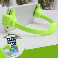 Creative Thumbs Up Cell Phone Stand, adjustable and stable for desktop use. Novel cool daily gadget for kids and adults