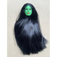 1/6 Doll Heads For 30cm Doll Green Skin Tone Black Gold Red Hair Color DIY Toys Birthday Gifts