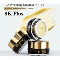 AILKE Whitening Face Cream, Reduce Dark Spots, Sun Spots, Melanin, With Collagen, Glutathione, Even Skin Tone For All Skin Types
