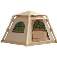 Oxford Fabric Tents Fully Automatic Thickened Rainproof Палатка Надувная Portable Кемпинг Outdoor Camping Inflatable Tents