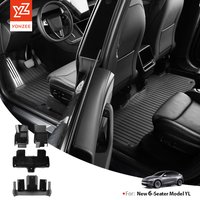 YZ For Tesla Floor Mat Model YL 2026 Car Trunk Mat Set Luggage Mat TPE waterproof Anti-Slip Set LHD&RHD Floor Liner Mat