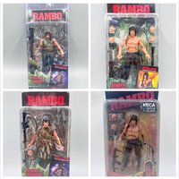Neca Movie First Blood Rambo Battle Edition Survival Edition Stallone 7-Inch DIY Model