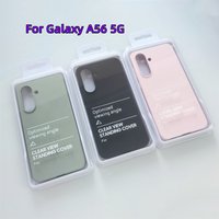 Samsung Galaxy A56 5G Case Silky Liquid Silicone Cover A56 A5660 Soft-Touch Back Protective Housing With Box